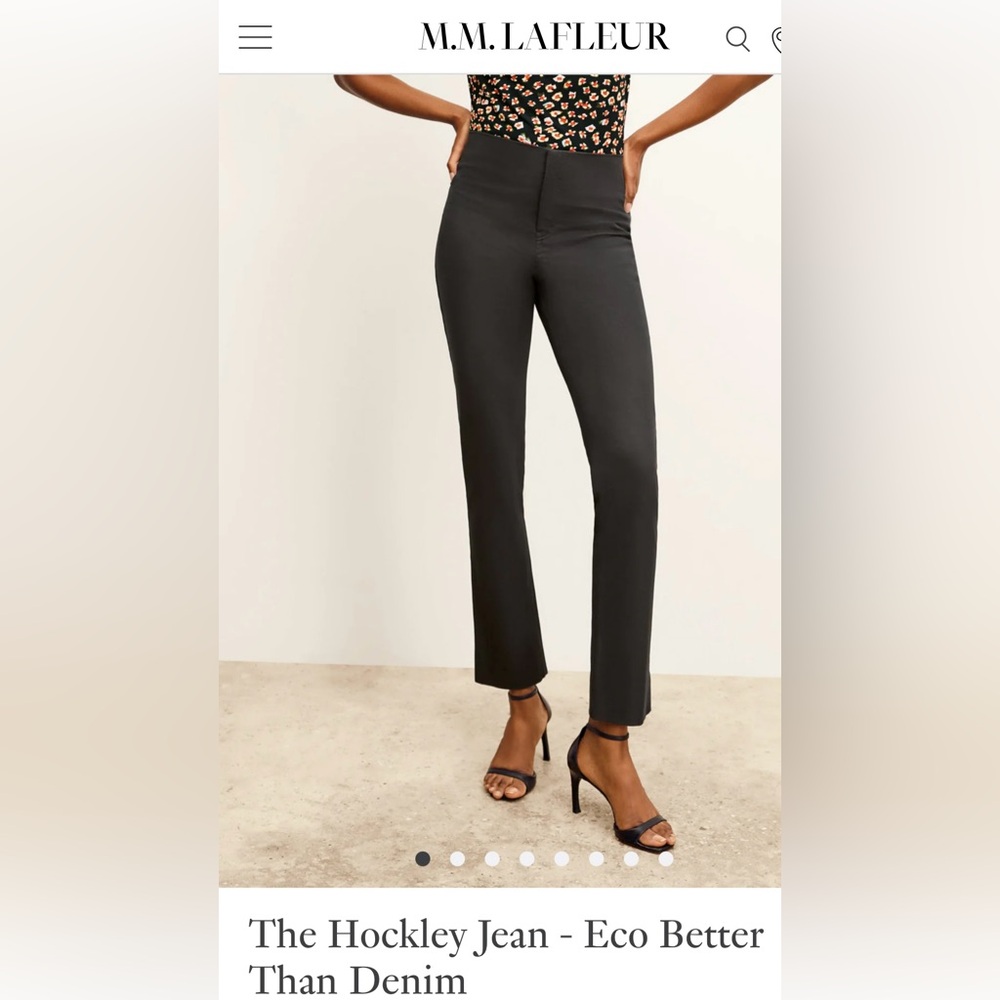 M.M. LaFleur Black Hockley Jean Size 12